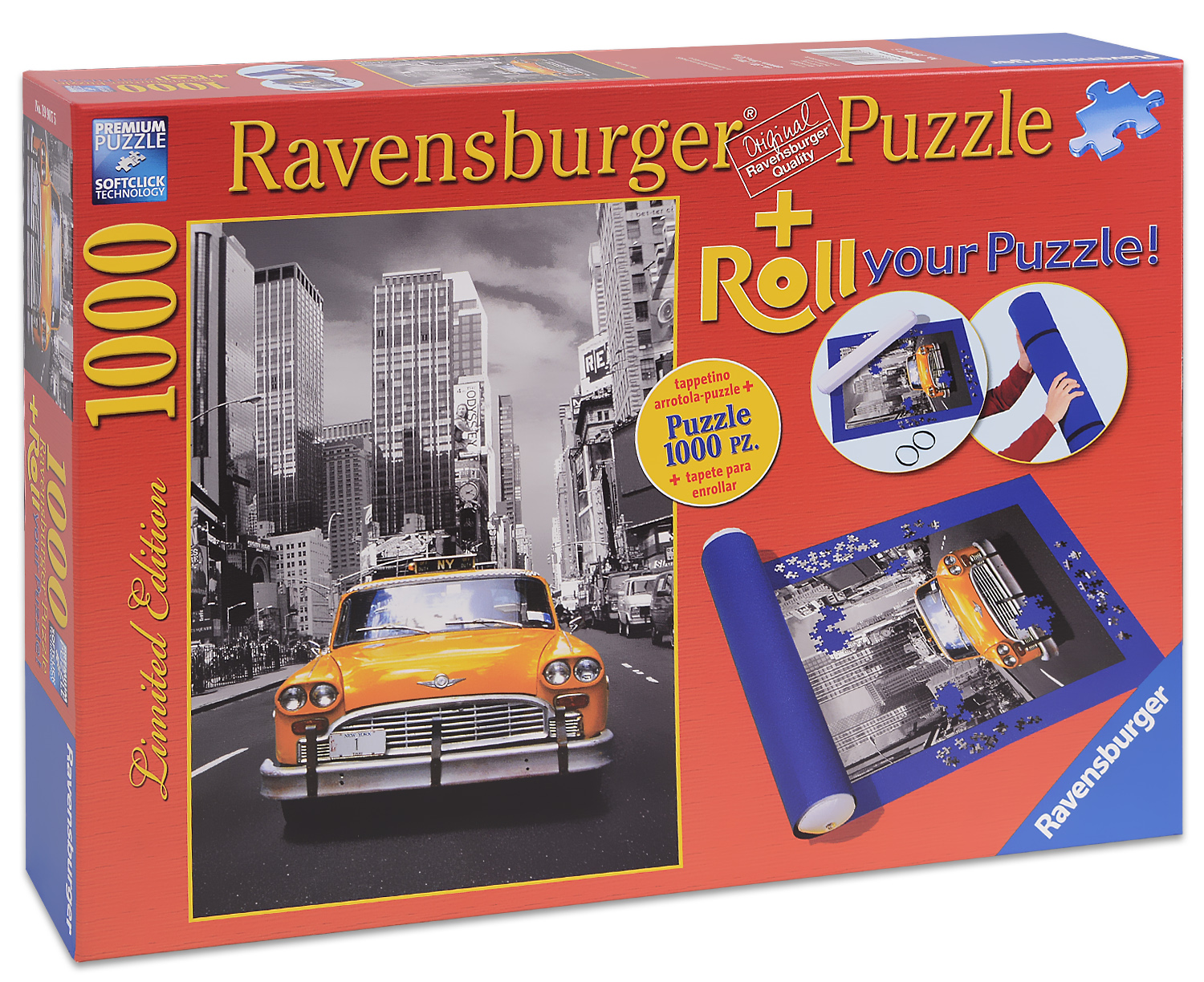 Пъзел Ravensburger от 1000 части с килимче за подреждане - Такси в Ню Йорк