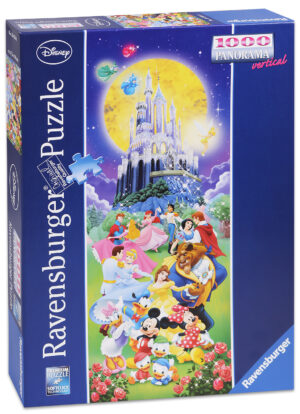 Панорамен пъзел Ravensburger от 1000 части - Замъкът на Дисни