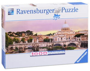Панорамен пъзел Ravensburger от 1000 части - Рим