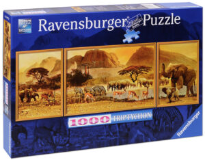 Пъзел Ravensburger от 1000 части - Африканско пътуване