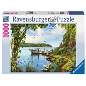 Пъзел Ravensburger от 1000 части - Лодка на кея