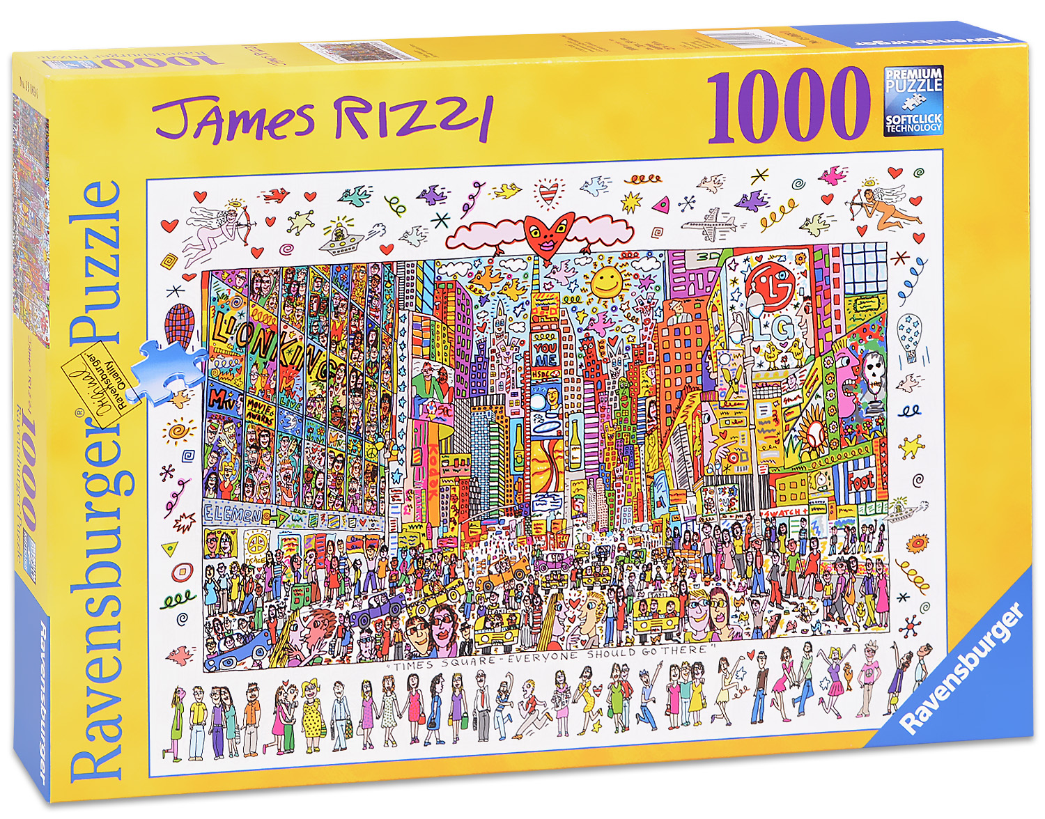 Пъзел Ravensburger от 1000 части - Таймс Скуеър
