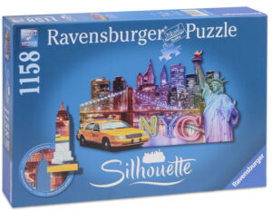 Пъзел Ravensburger от 1158 части с формата на Ню Йорк
