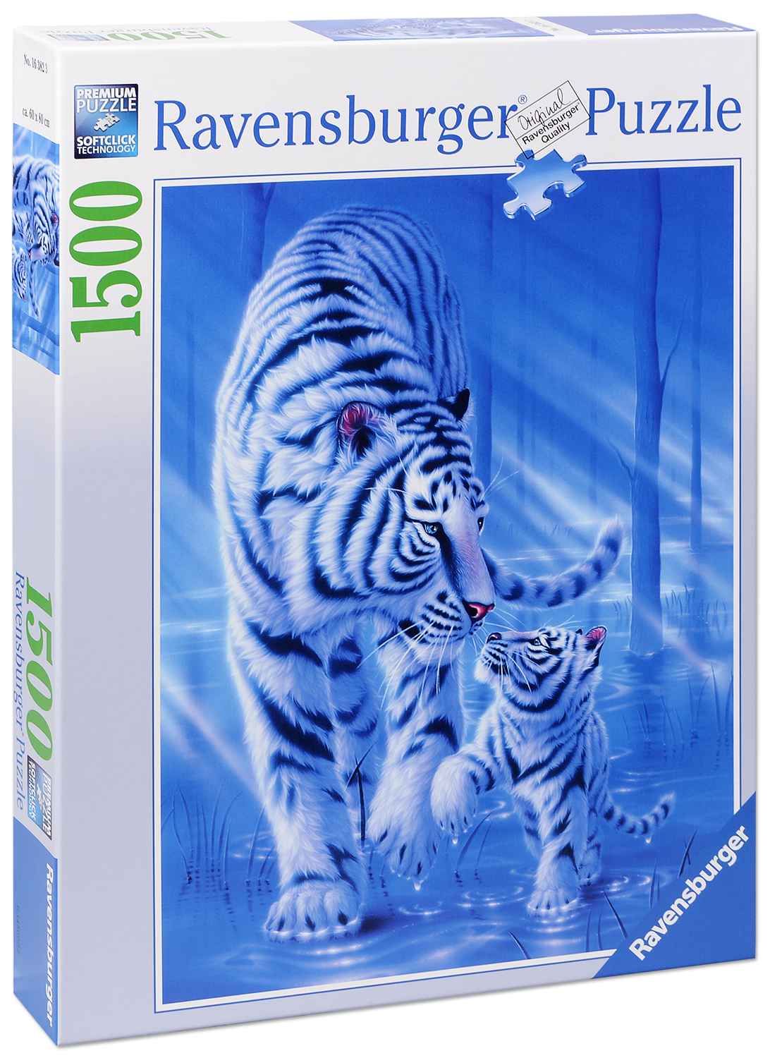 Пъзел Ravensburger от 1500 части - Тигър