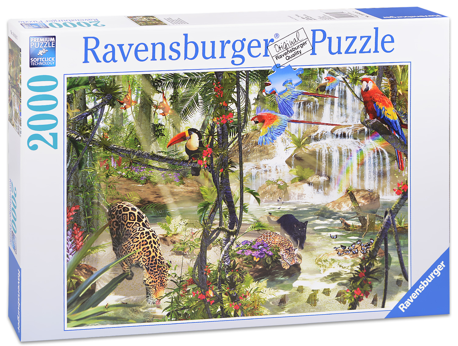 Пъзел Ravensburger от 2000 части - В джунглата