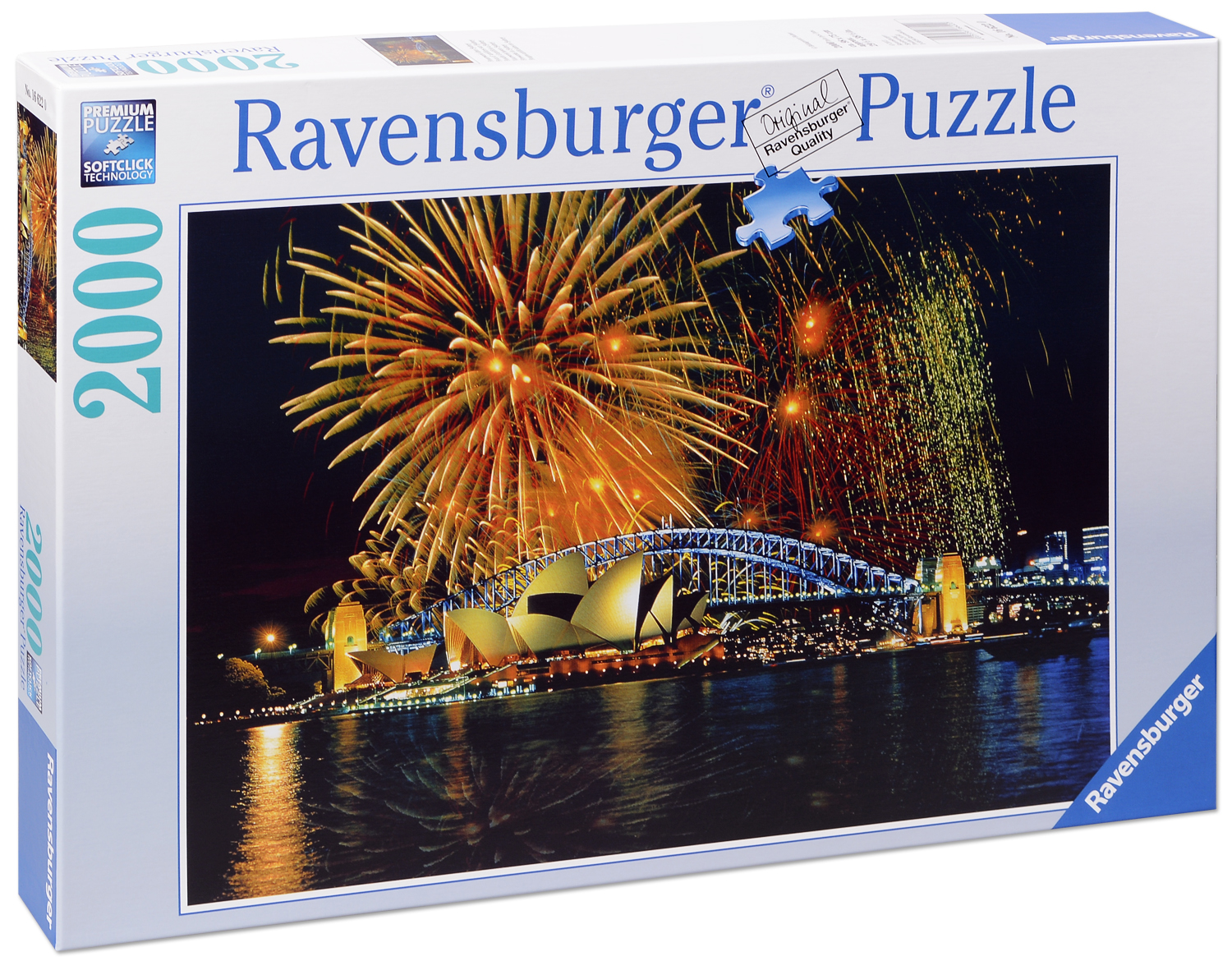 Пъзел Ravensburger от 2000 части - Фойерверки в Сидни