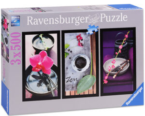 Пъзел Ravensburger от 3 x 500 части - Дзен