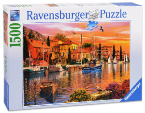 Пъзел Ravensburger от 1500 части - Средиземноморското пристанище