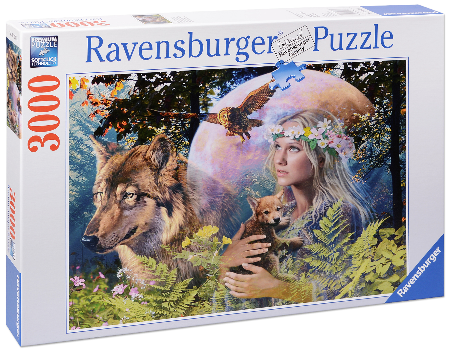Пъзел Ravensburger от 3000 части - Господарката на гората