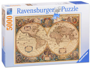 Пъзел Ravensburger от 5000 части - Карта на стария свят
