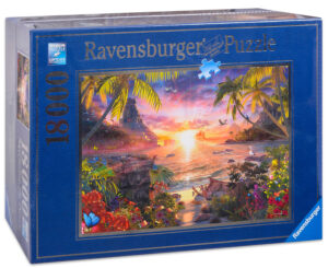 Пъзел Ravensburger от 18 000 части - Залез в рая