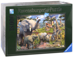 Пъзел Ravensburger от 18 000 части - Дивата Африка