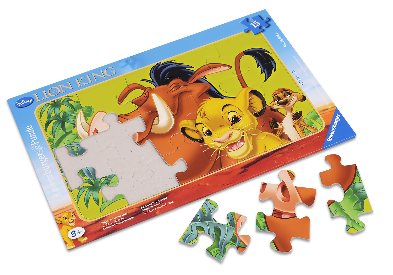 Пъзел Ravensburger от 15 части - Цар лъв