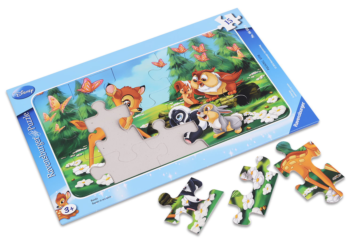 Пъзел Ravensburger от 15 части - Бамби