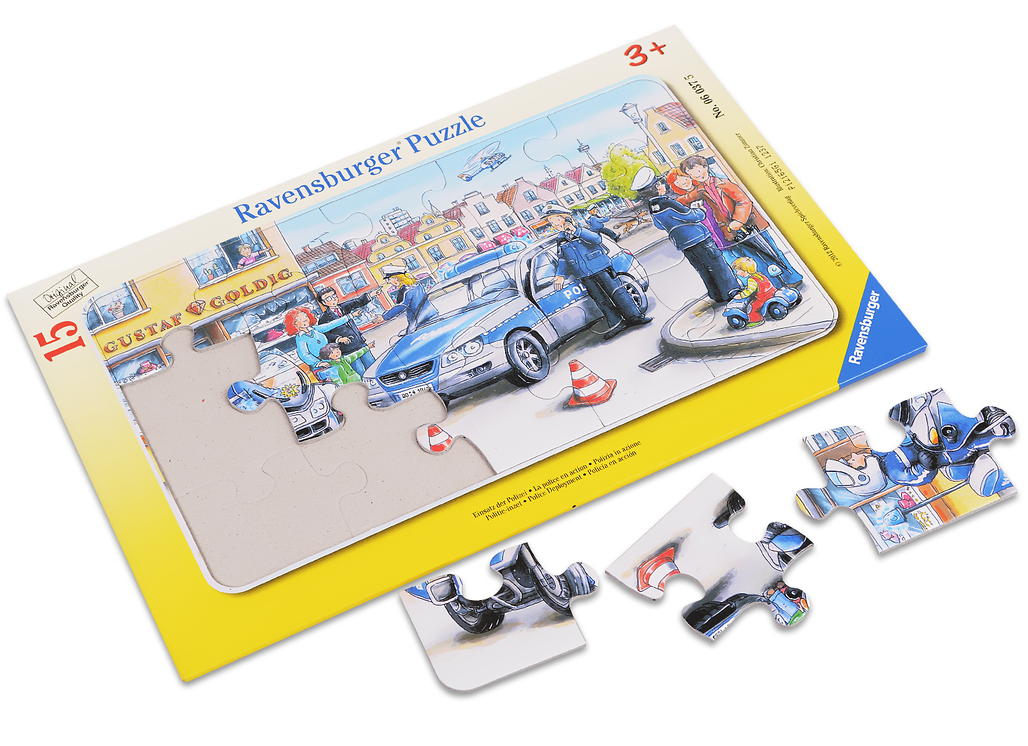 Пъзел Ravensburger от 15 части - Полицейска блокада