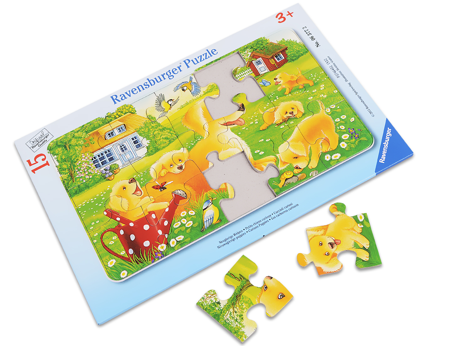 Пъзел Ravensburger от 15 части - Кучета