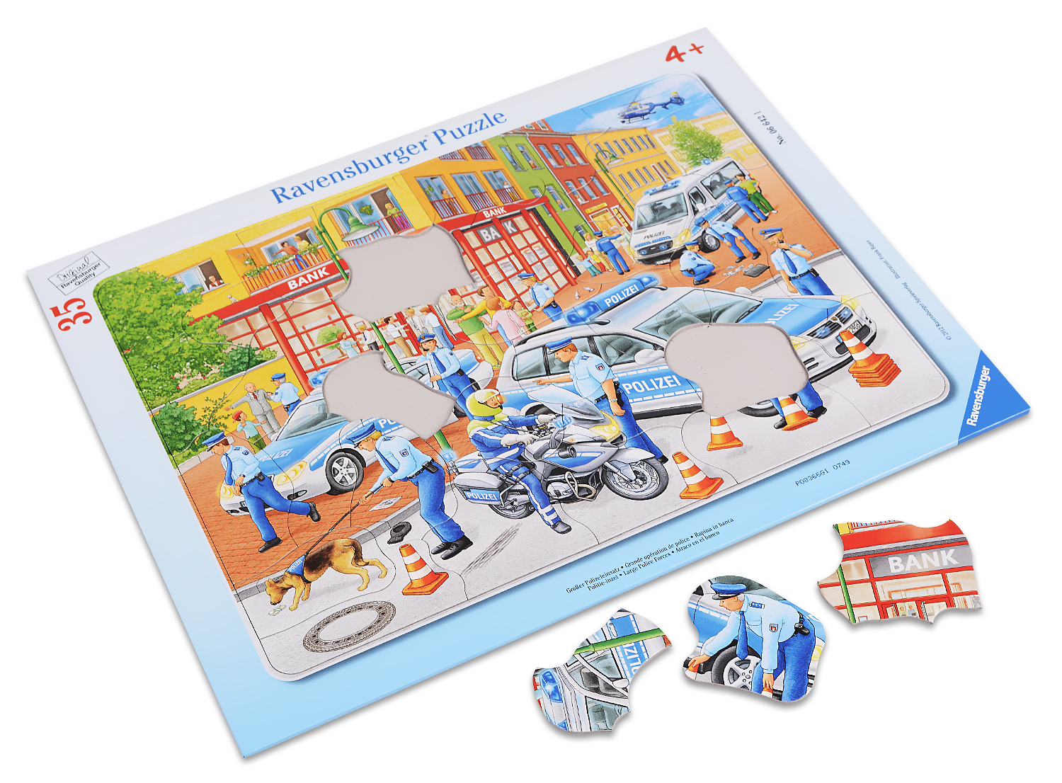 Пъзел Ravensburger от 35 части - Полицейски части