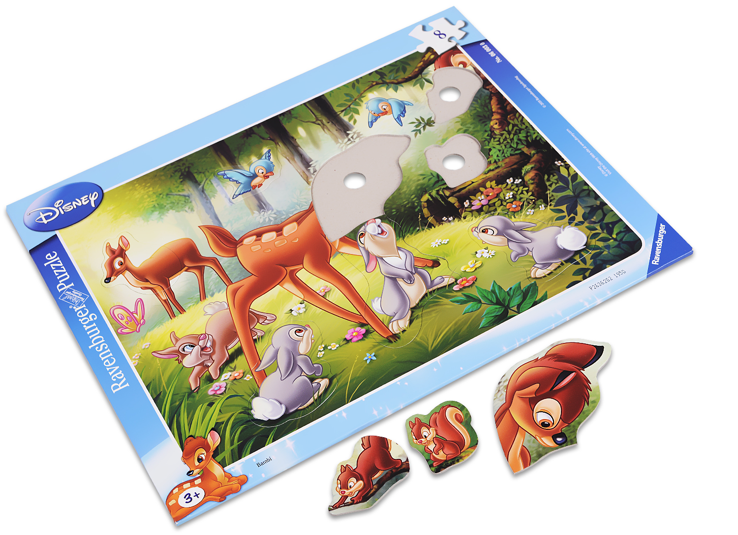 Пъзел Ravensburger от 8 части на Дисни - Бамби