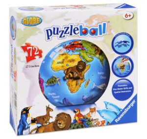 3D Пъзел Ravensburger от 72 части - Глобус