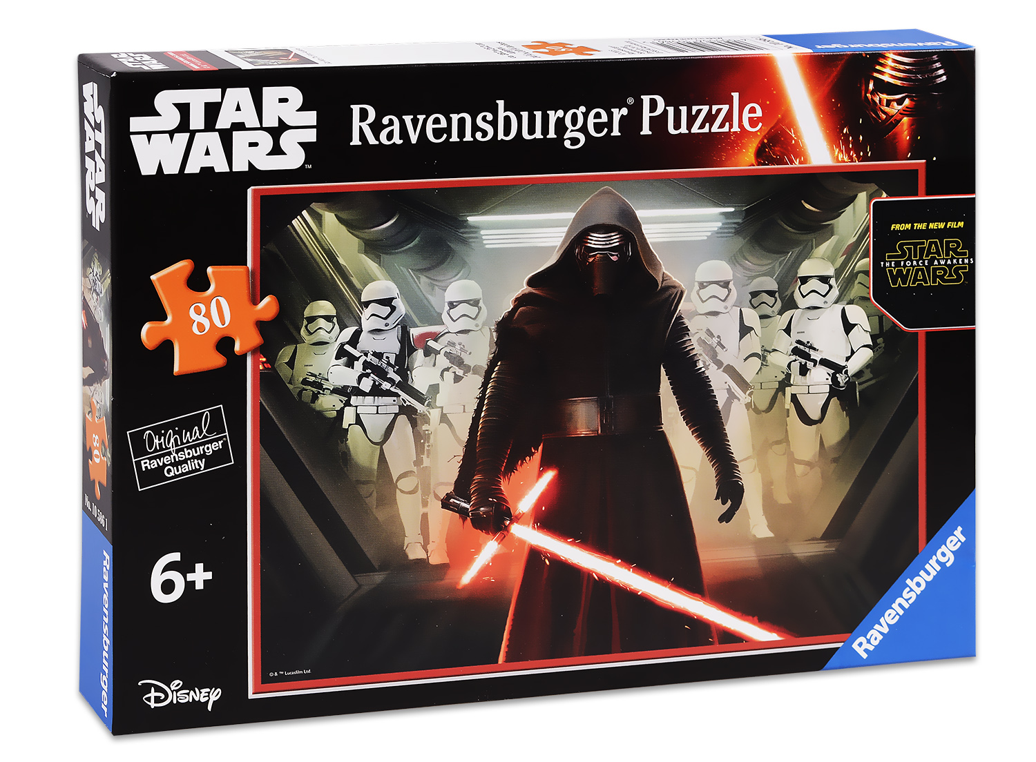 Пъзел Ravensburger от 80 части - Star Wars - Силата се пробужда