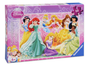 Пъзел Ravensburger от 80 части - Дисни принцеси
