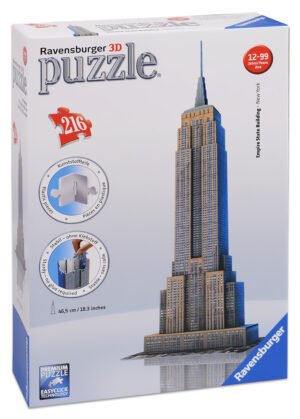 3D Пъзел Ravensburger от 216 части - Емпайър Стеит Билдинг