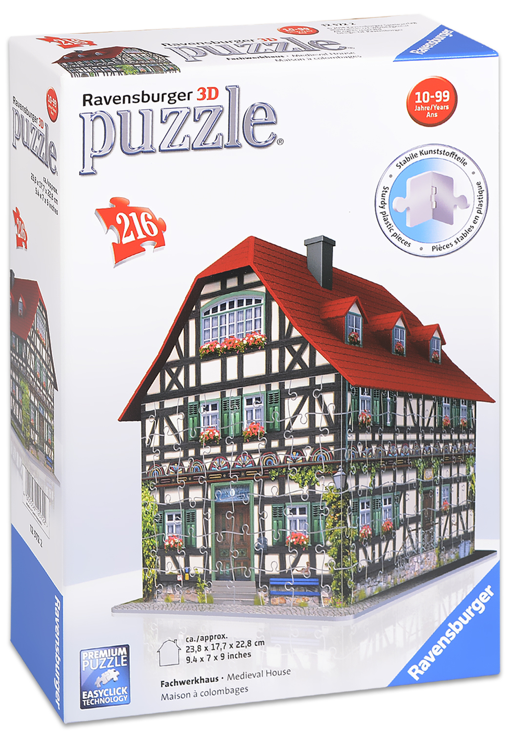 3D Пъзел Ravensburger от 216 части - Старинна къща