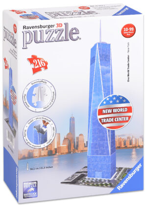 3D Пъзел Ravensburger от 216 части - Световен търговски център