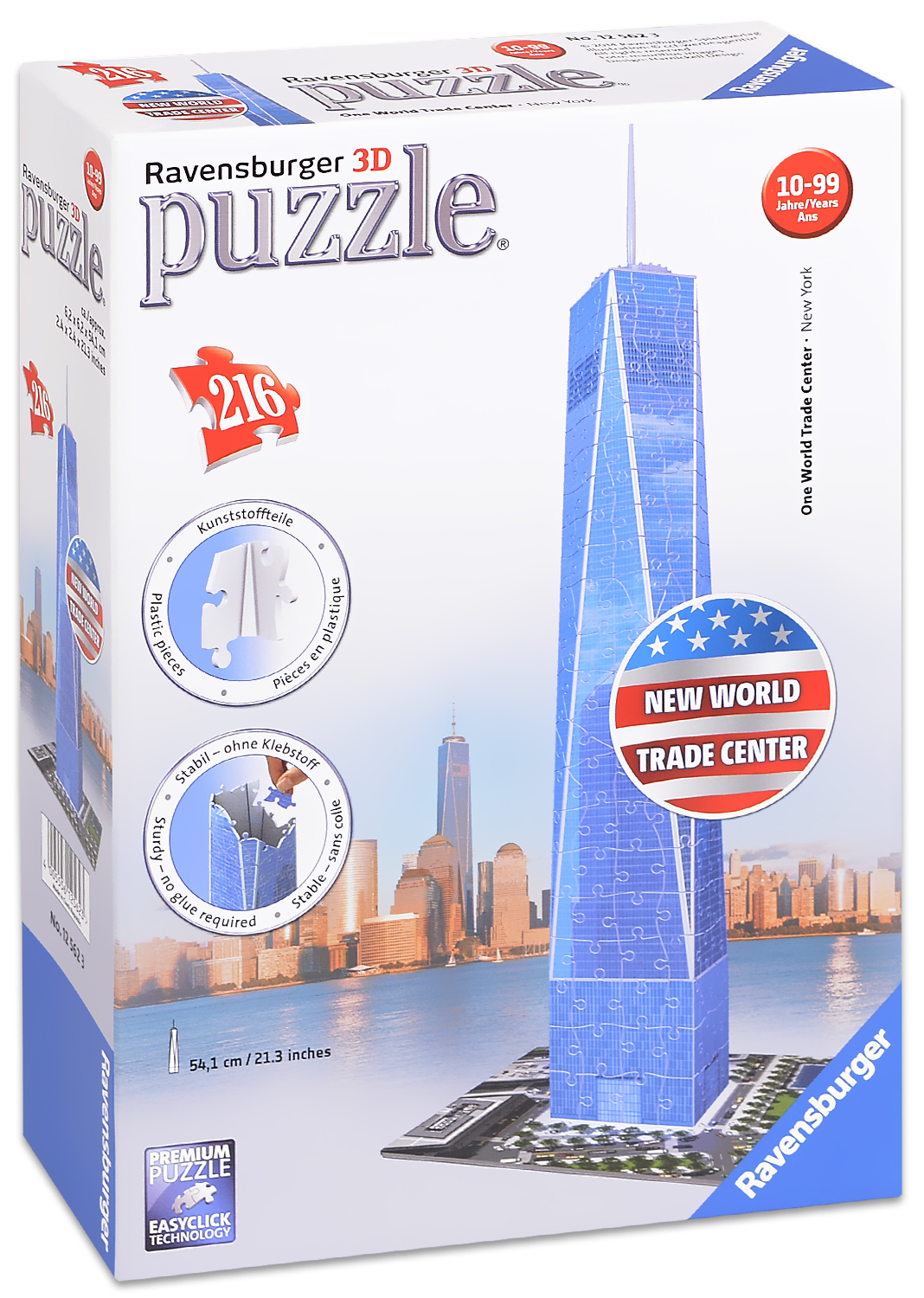 3D Пъзел Ravensburger от 216 части - Световен търговски център