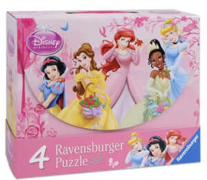 Пъзел Ravensburger 4 в 1 - Дисни принцеси