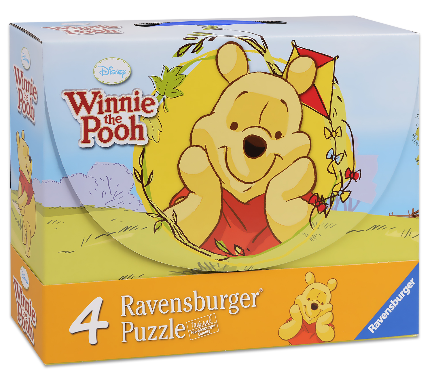 Пъзел Ravensburger 4 в 1 - Мечо Пух