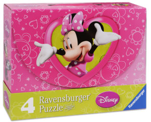 Пъзел Ravensburger 4 в 1 - Мини Маус