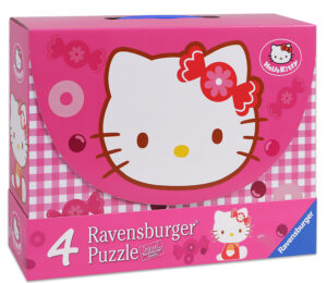 Пъзел Ravensburger 4 в 1 - Hello Kitty