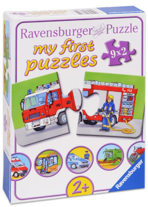 Пъзел Ravensburger от 9 x 2 части - Аварийни машини