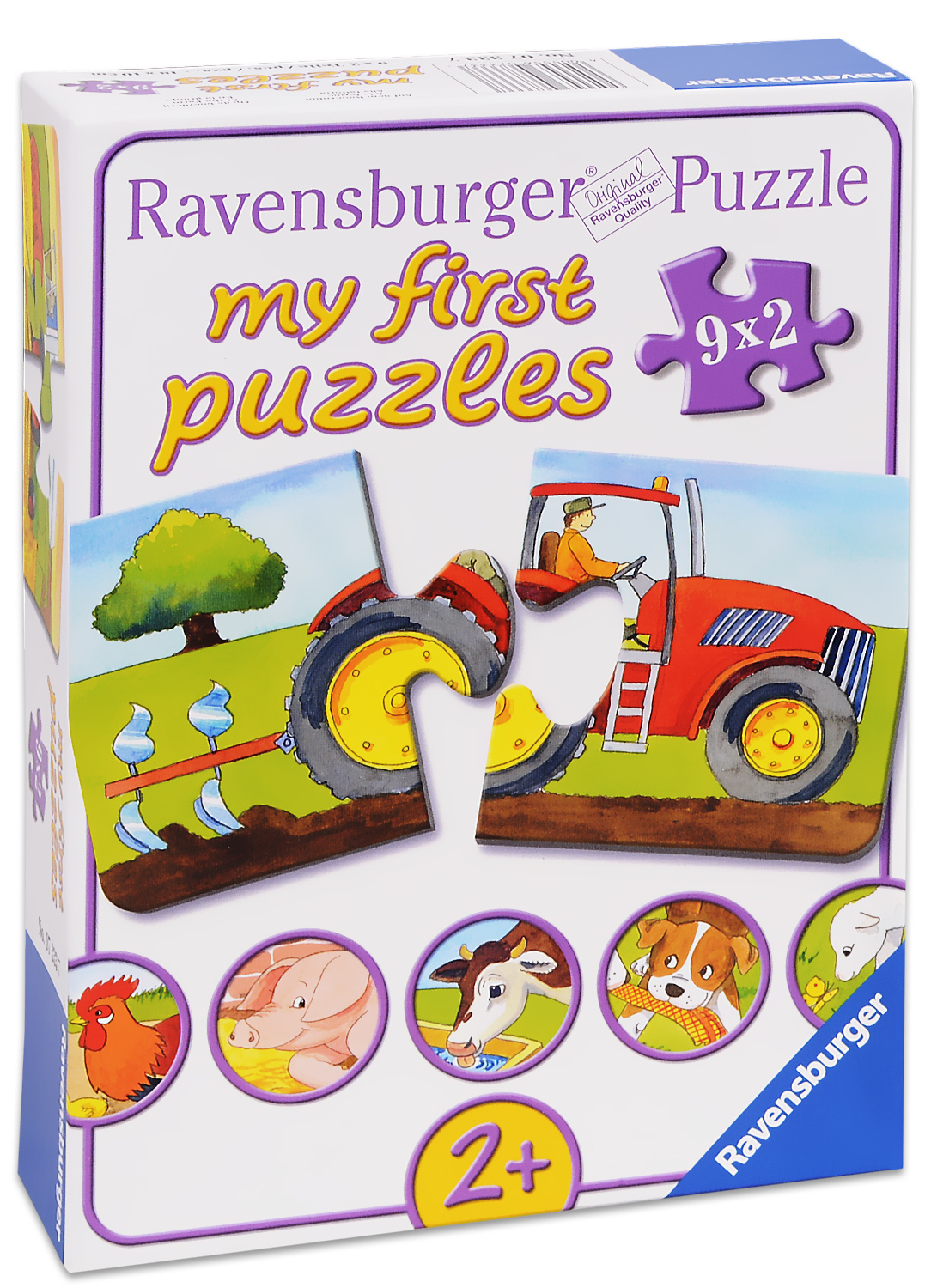 Пъзел Ravensburger от 9 x 2 части - На село