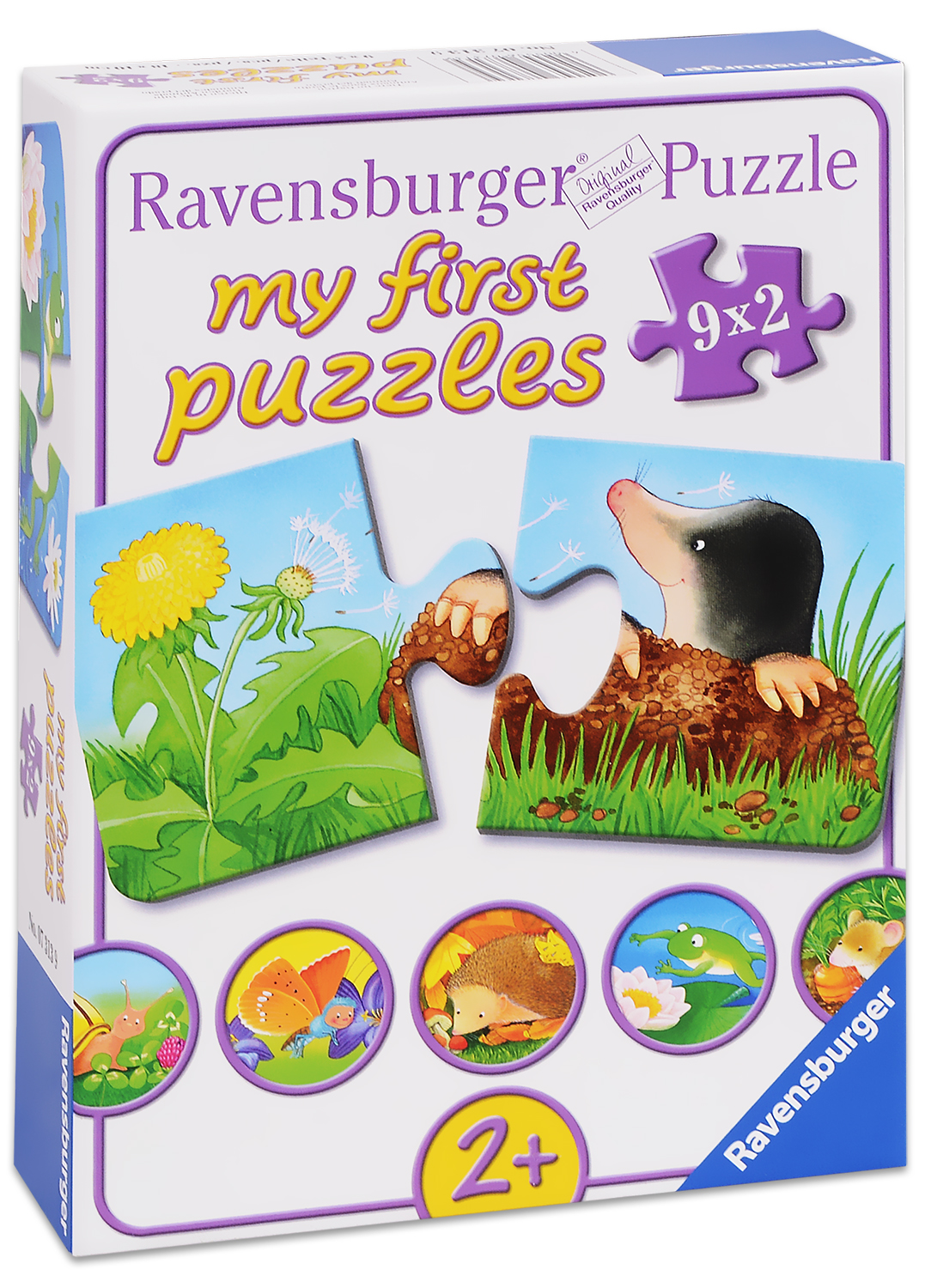 Пъзел Ravensburger от 9 x 2 части - Животинки в градината