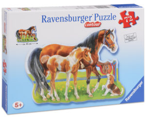 Пъзел Ravensburger от 72 части - Коне