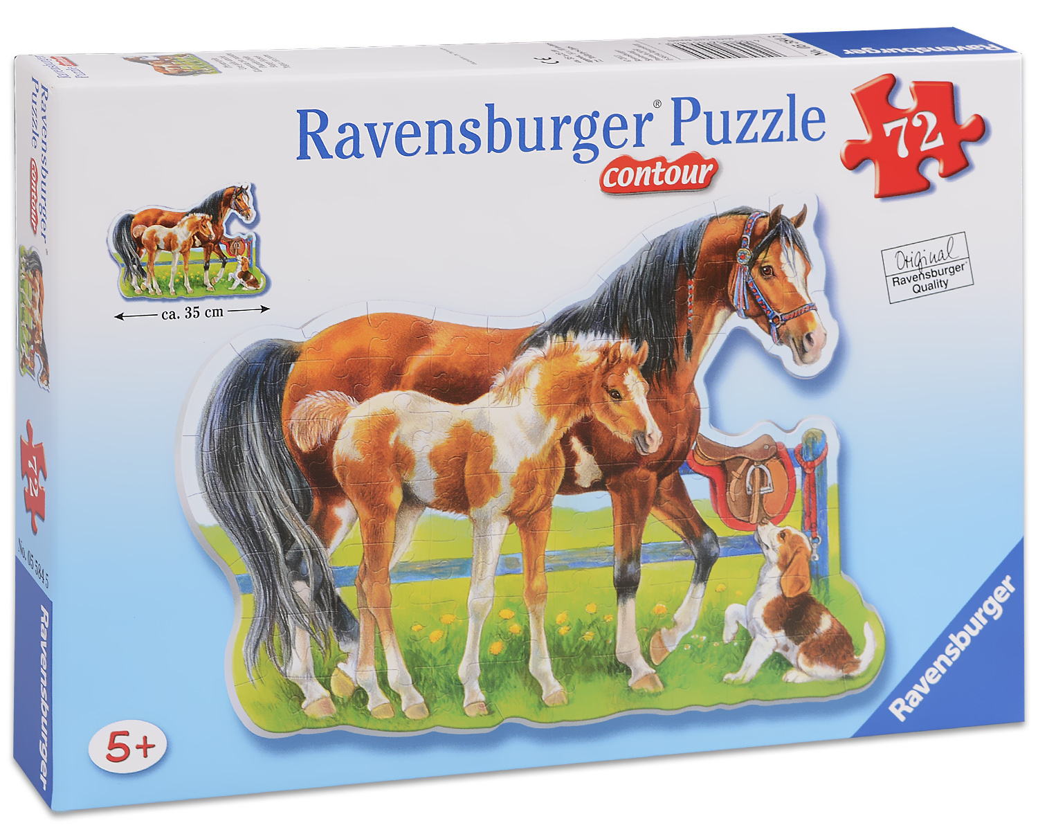 Пъзел Ravensburger от 72 части - Коне