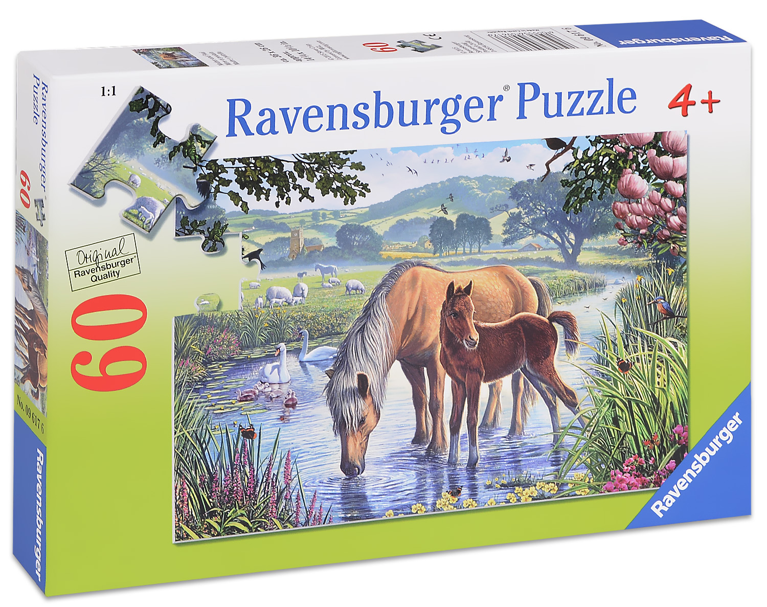 Пъзел Ravensburger от 60 части - Коне
