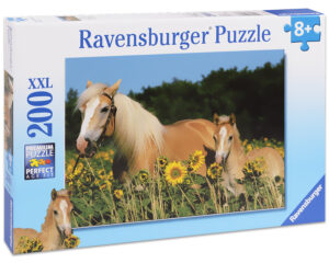 Пъзел Ravensburger от 200 XXL части - Коне