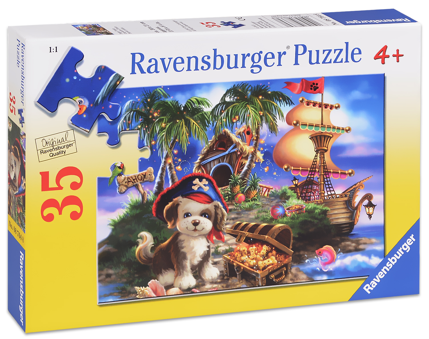 Пъзел Ravensburger от 35 части - Куче пират
