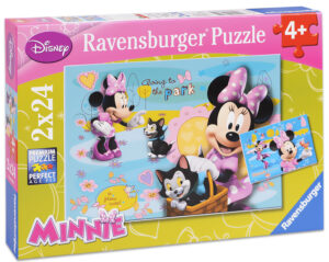 Пъзел Ravensburger от 2 x 24 части - Мини Маус