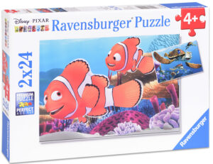 Пъзел Ravensburger от 2 x 24 части - В търсенето на Немо