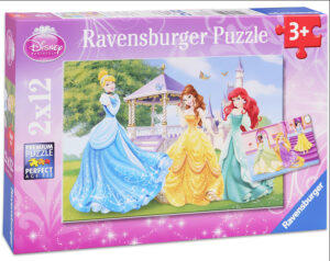 Пъзел Ravensburger от 2 x 12 части - Дисни Принцеси