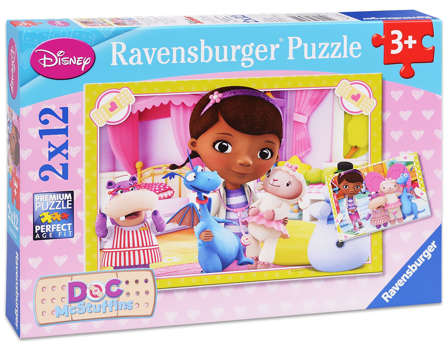 Пъзел Ravensburger от 2 x 12 части - Док Макстъфинс