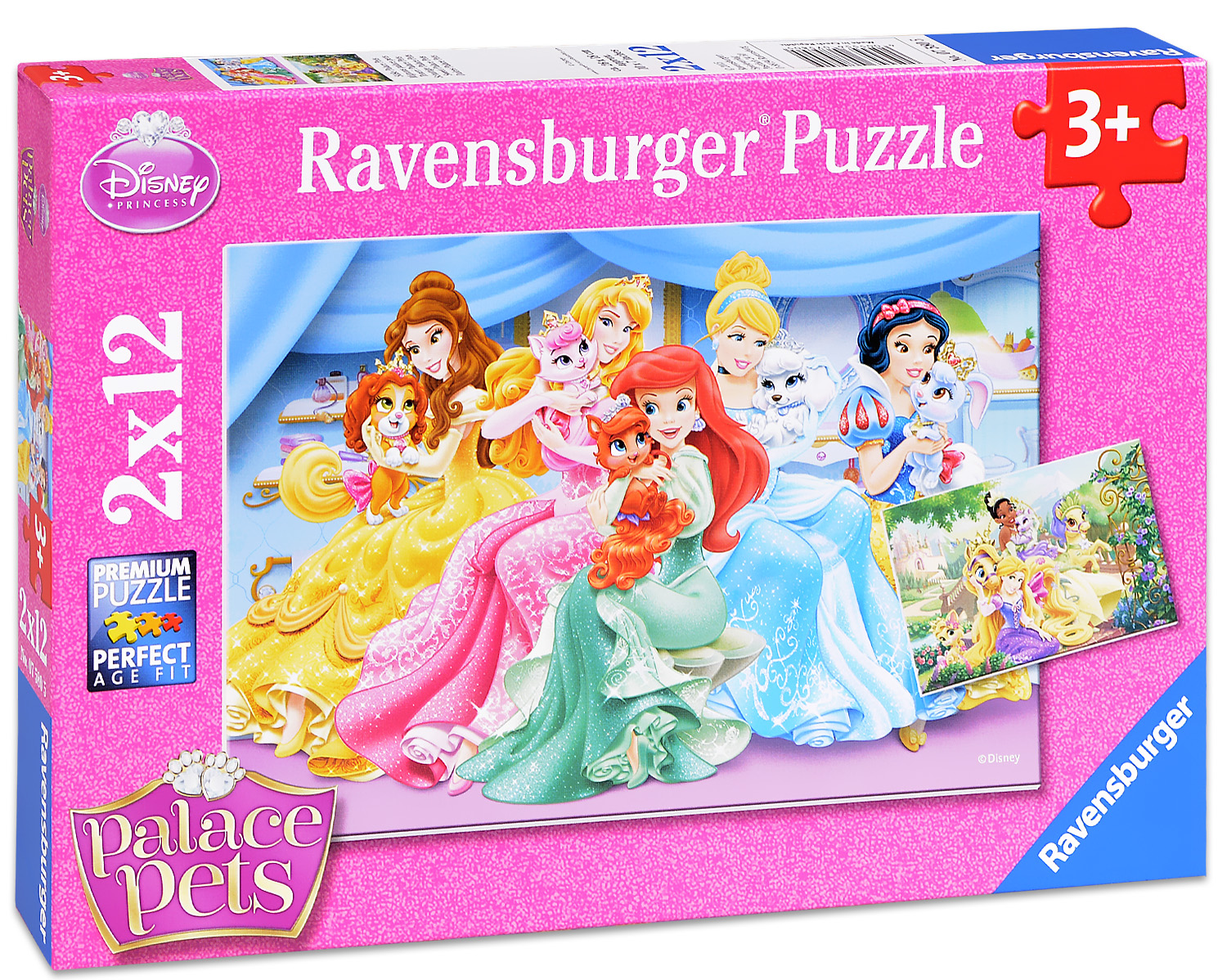 Пъзел Ravensburger от 2 x 12 части - Принцеси