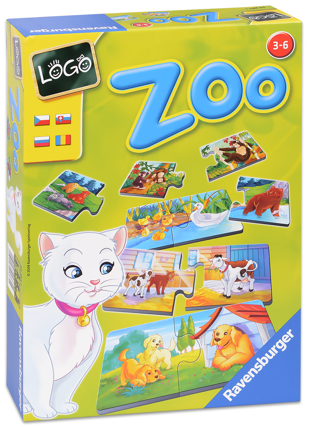 Пъзел Ravensburger 12 в 1 - Зоопарк