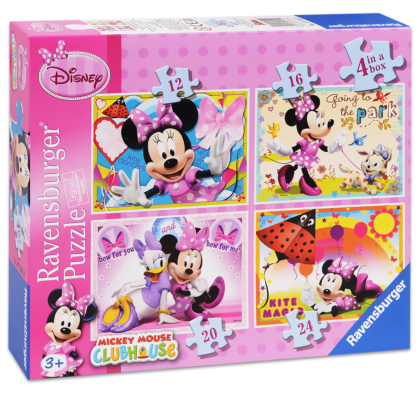 Пъзел Ravensburger 4 в 1 - Мини Маус