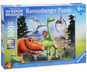Пъзел Ravensburger от 100 XXL части - Добрият Динозавър