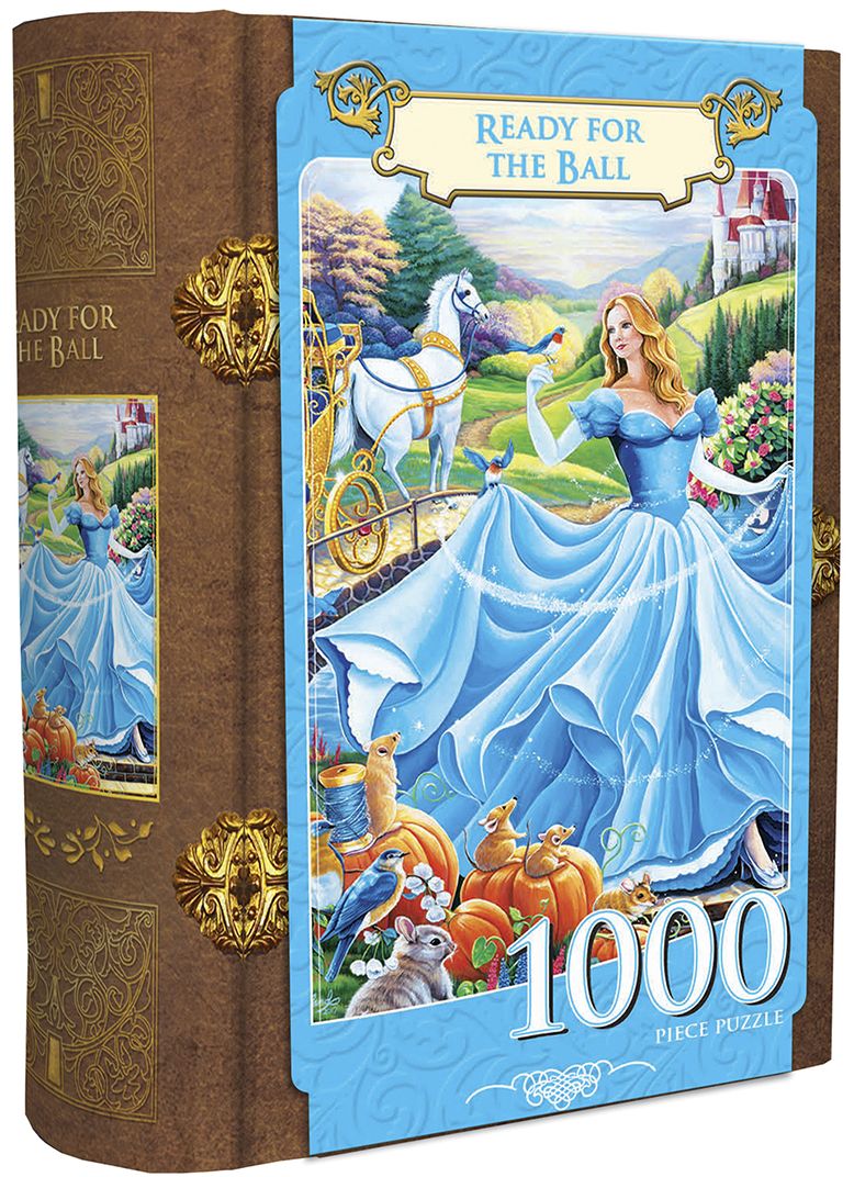 Пъзел в кутия-книга Master Pieces от 1000 части - Готова за бала, Джени Нюланд
